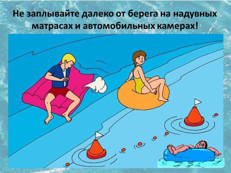 Правила поведения и меры безопасности людей на воде.
