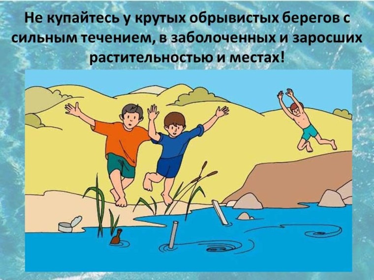 Правила поведения и меры безопасности людей на воде.